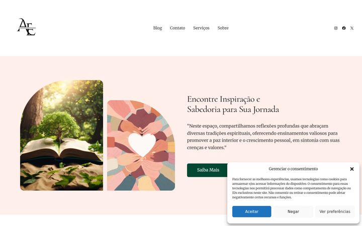 Screenshot του agoraeterno.com