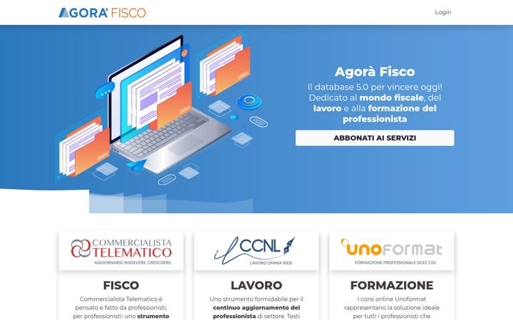 Screenshot of agorafisco.it