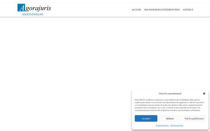 Screenshot of agorajuris-avocats.fr