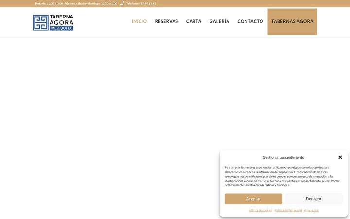 Screenshot of agoramezquita.com