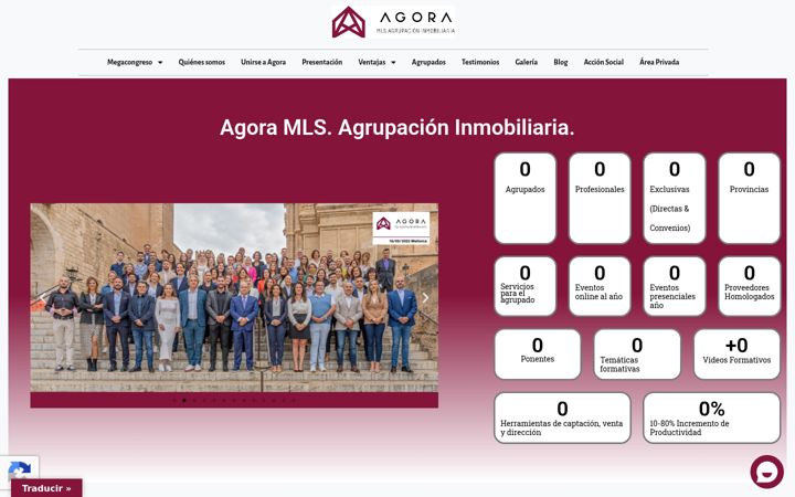 Screenshot of agoramls.es