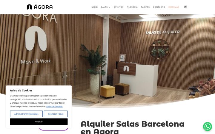 Екранна снимка на agoramovework.com