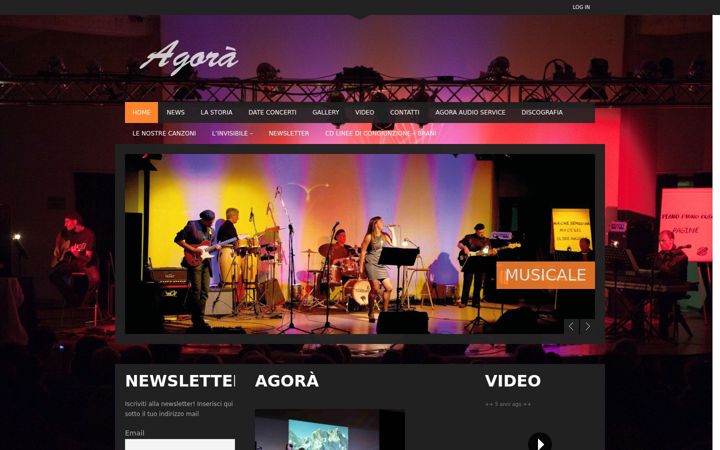 Screenshot of agoramusic.it