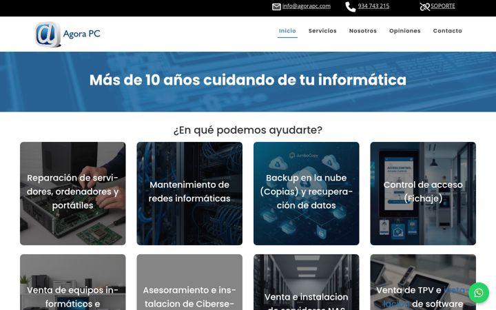 Screenshot of agorapc.com