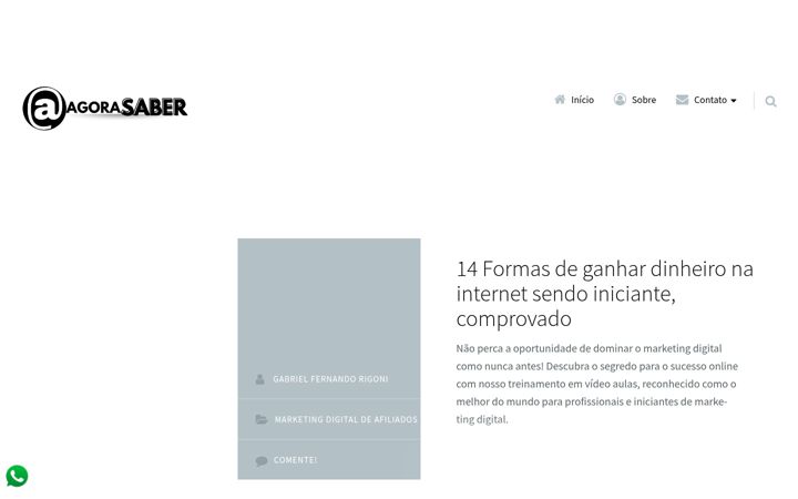 Екранна снимка на agorasaber.com