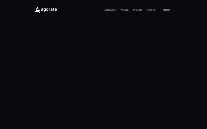 Screenshot of agorate.de