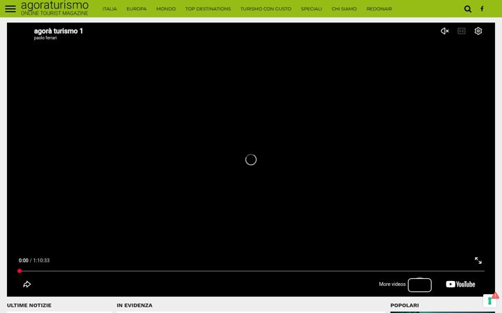 Screenshot of agoraturismo.com