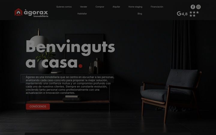 Screenshot of agorax.es