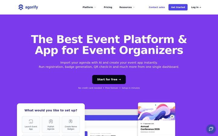 Screenshot of agorify.com