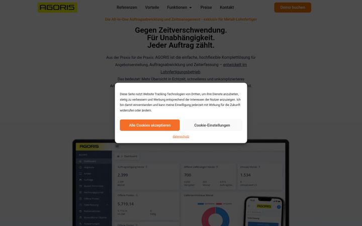 Screenshot of agoris-ds.de