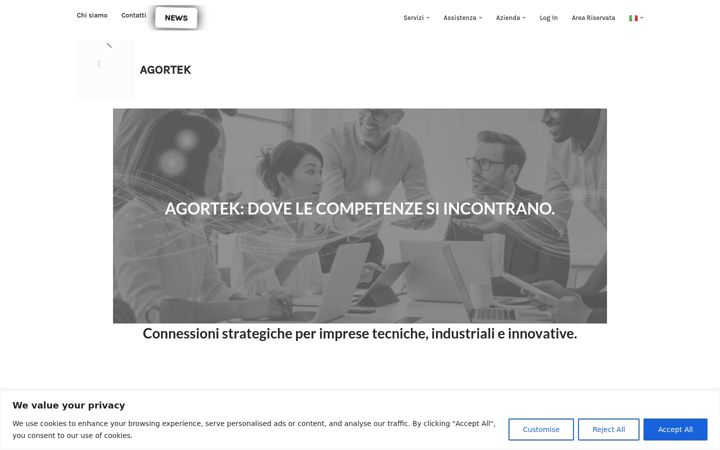 Screenshot of agortek.com