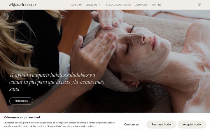 Screenshot stránky agosanoardo.com