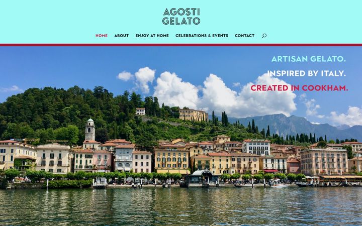 Screenshot stránky agostigelato.com