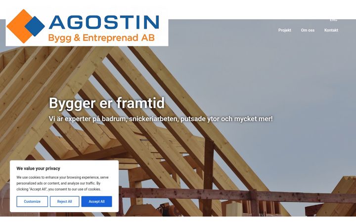 Screenshot of agostin.se