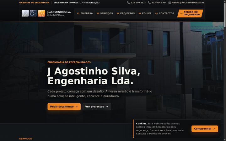 Screenshot of agostinhosilva.pt