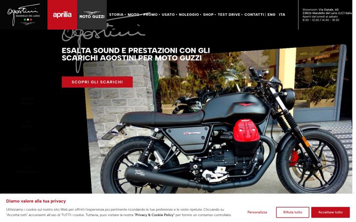 Screenshot of agostinimandello.com