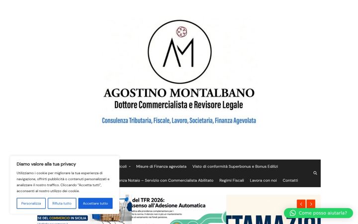 Screenshot of agostinomontalbano.it