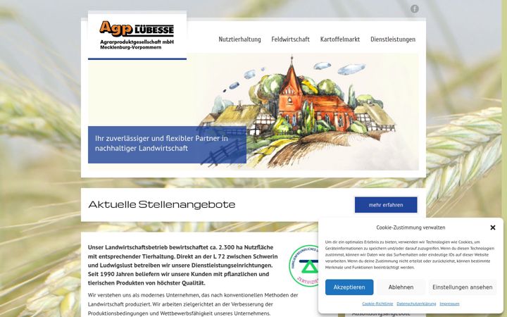 Screenshot of agp-luebesse.de