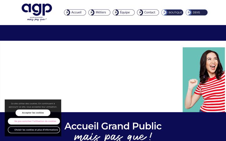 Screenshot of agp.fr