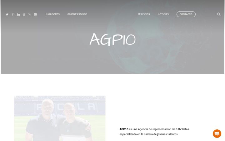 Screenshot of agp10.com