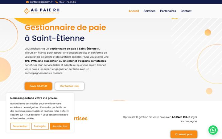 Screenshot of agpaierh.fr