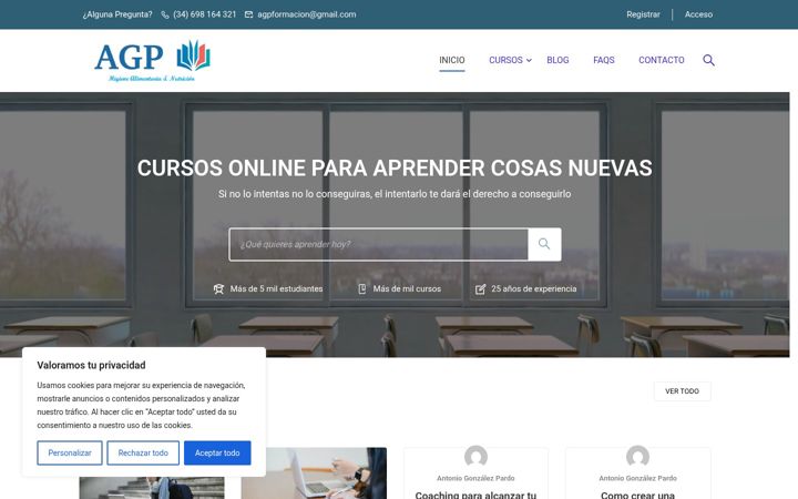 Screenshot of agpardo.com
