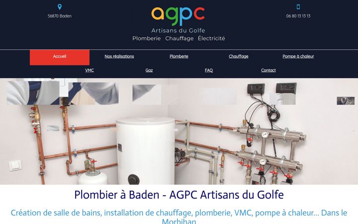Ekrano kopija agpc56.fr