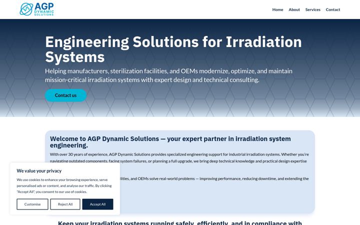 Screenshot of agpdynamic.com