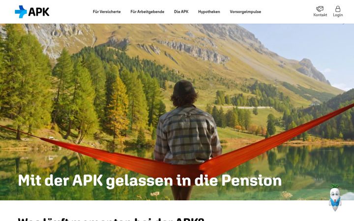 Screenshot of agpk.ch