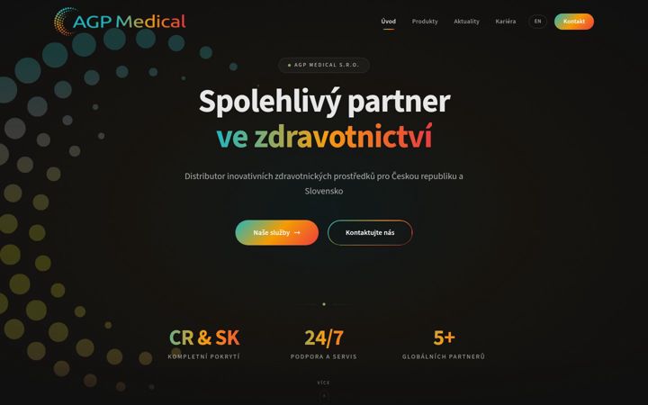 Skjámynd af agpmedical.cz