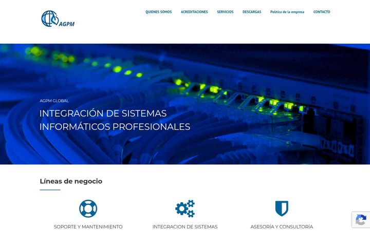 Screenshot of agpmglobal.es