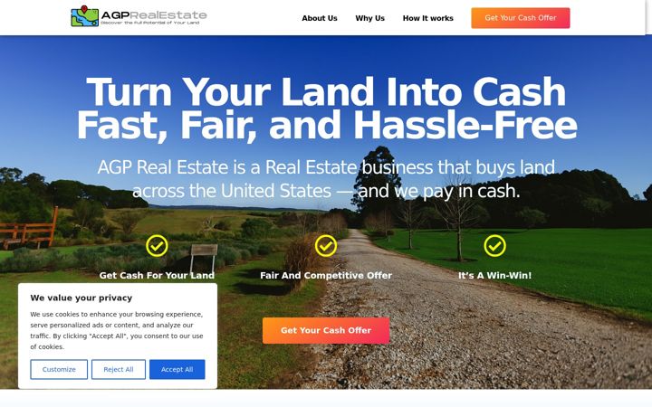 Screenshot of agprealestate.com