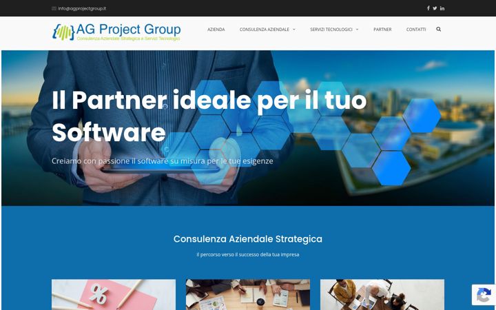 Screenshot of agprojectgroup.it