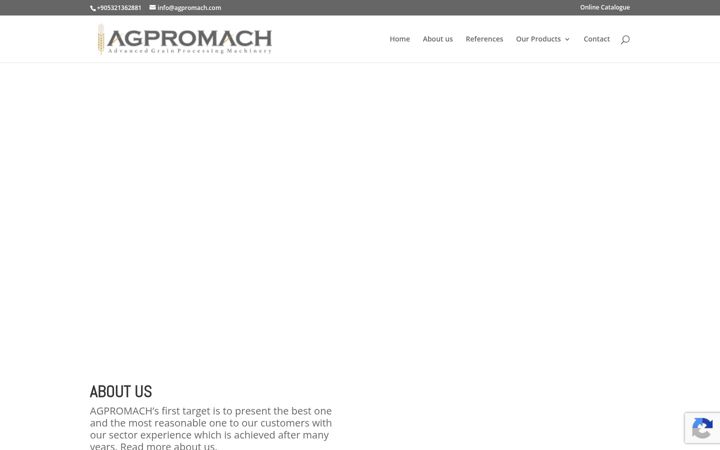 Екранна снимка на agpromach.com