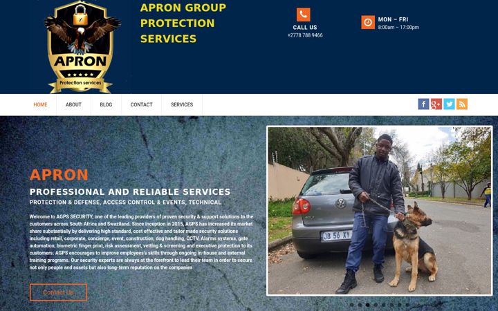 Screenshot of agpsgroup.co.za