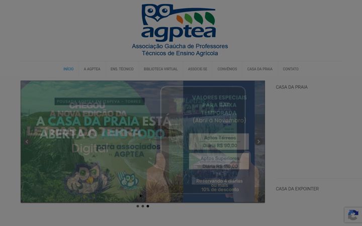 Screenshot of agptea.org.br