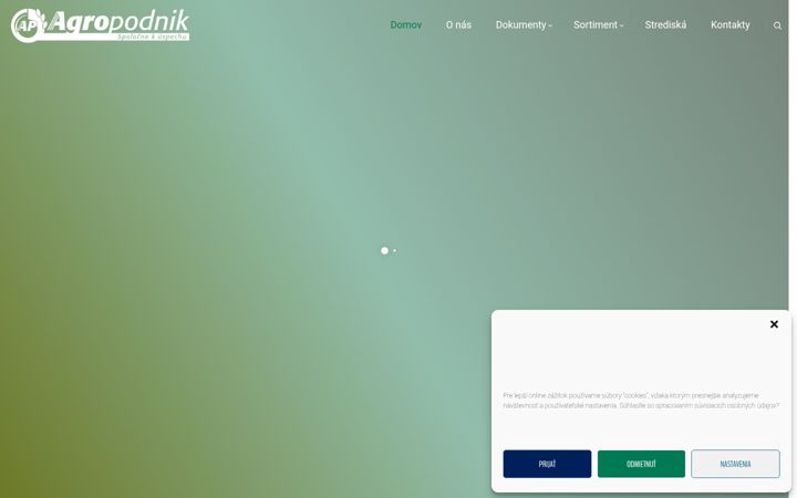 Screenshot of agptt.sk