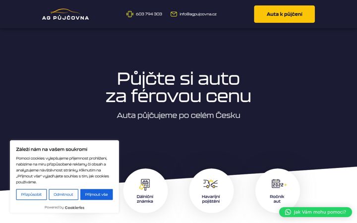 Screenshot of agpujcovna.cz