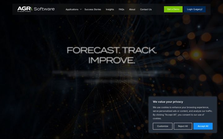 Screenshot of agr-software.com