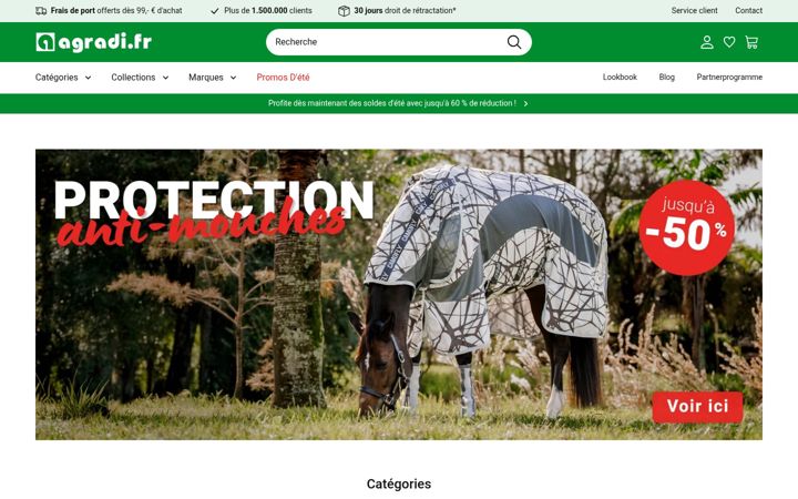 Screenshot of agradi.fr