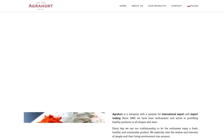Screenshot of agrahurt.com.pl