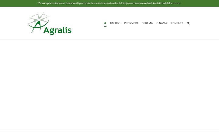 Screenshot of agralis.hr