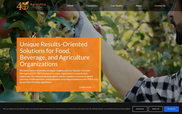 Screenshot of agralytica.com
