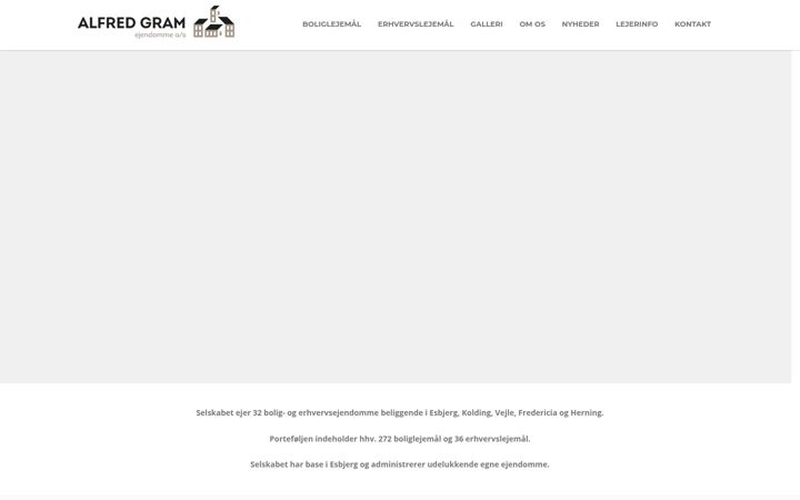 Screenshot of agram.dk