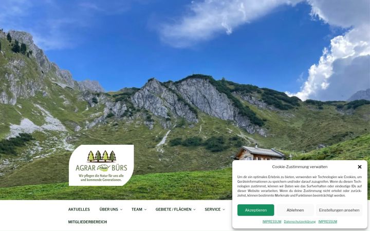 Skärmbild av agrar-buers.at