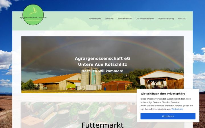 Screenshot of agrar-koetschlitz.de