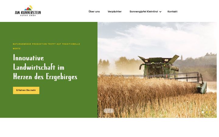 Screenshot of agrar-kunnerstein.de