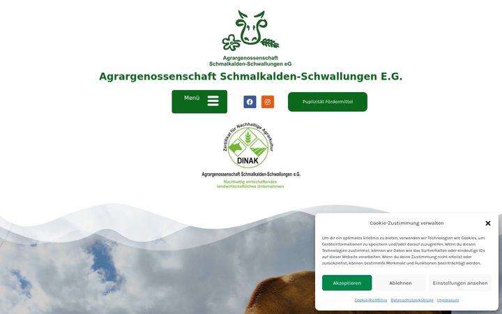 Screenshot of agrar-sm.de