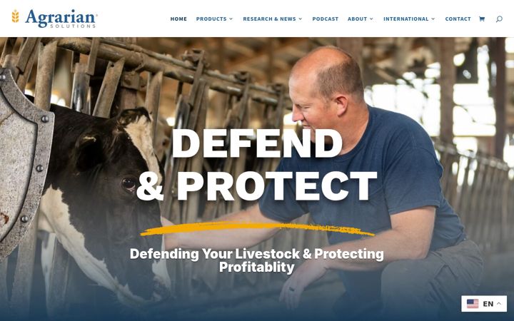Screenshot di agrariansolutions.com