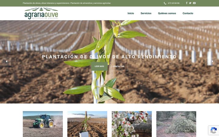 Screenshot of agrariaolive.es